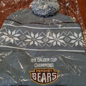 Hershey Bears Beanie New in bag with tags 12x  Calder Cup Champion
